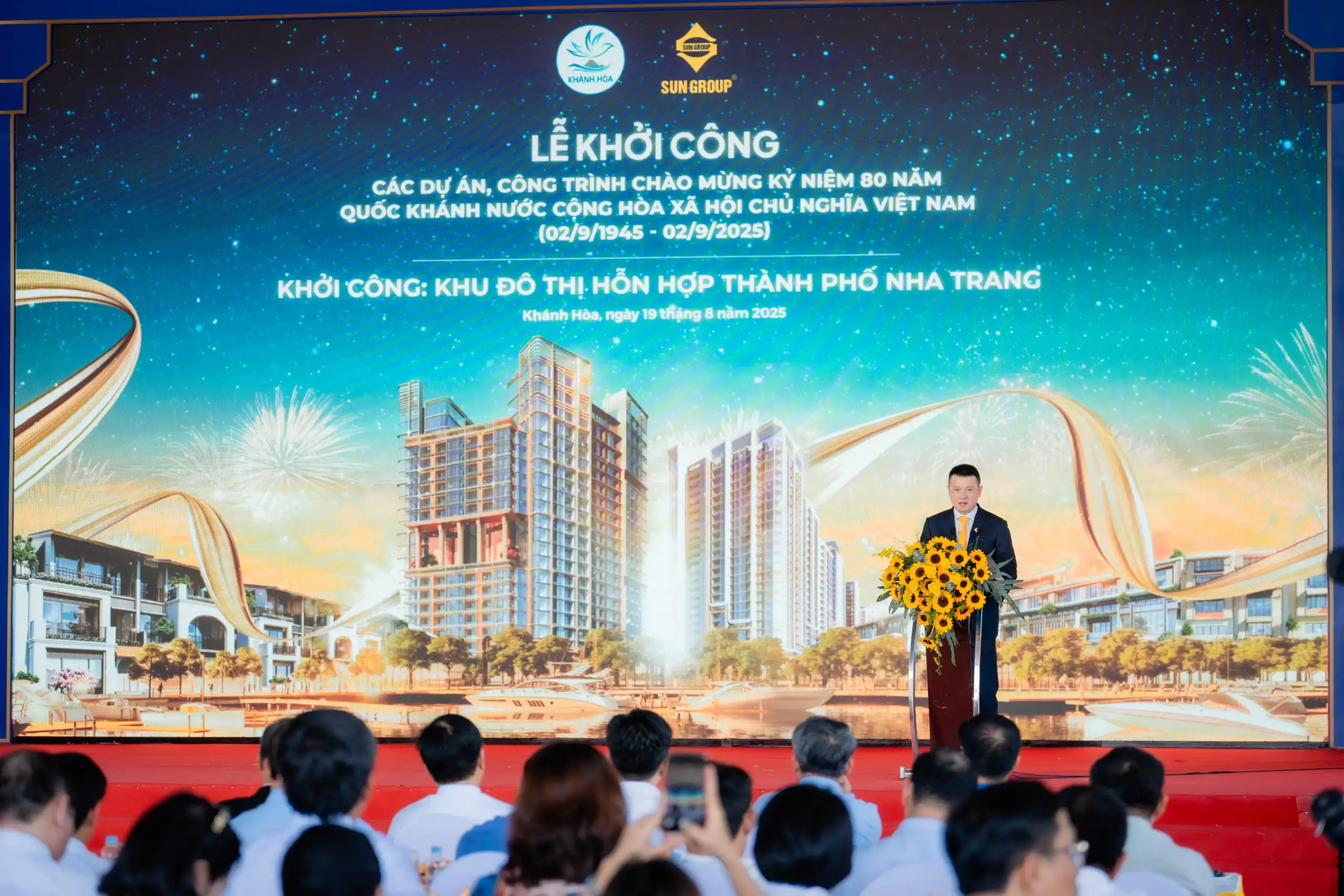 Không khí trang nghiêm tại lễ khởi công dự án Charmora City Nha Trang ngày 19/8
