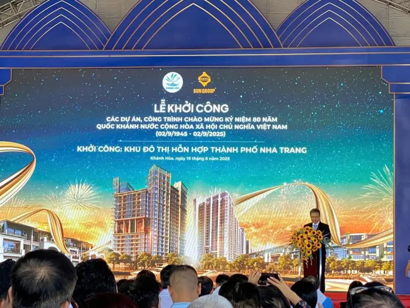 Lễ khởi công Khu đô thị hỗn hợp Nha Trang Sun Group