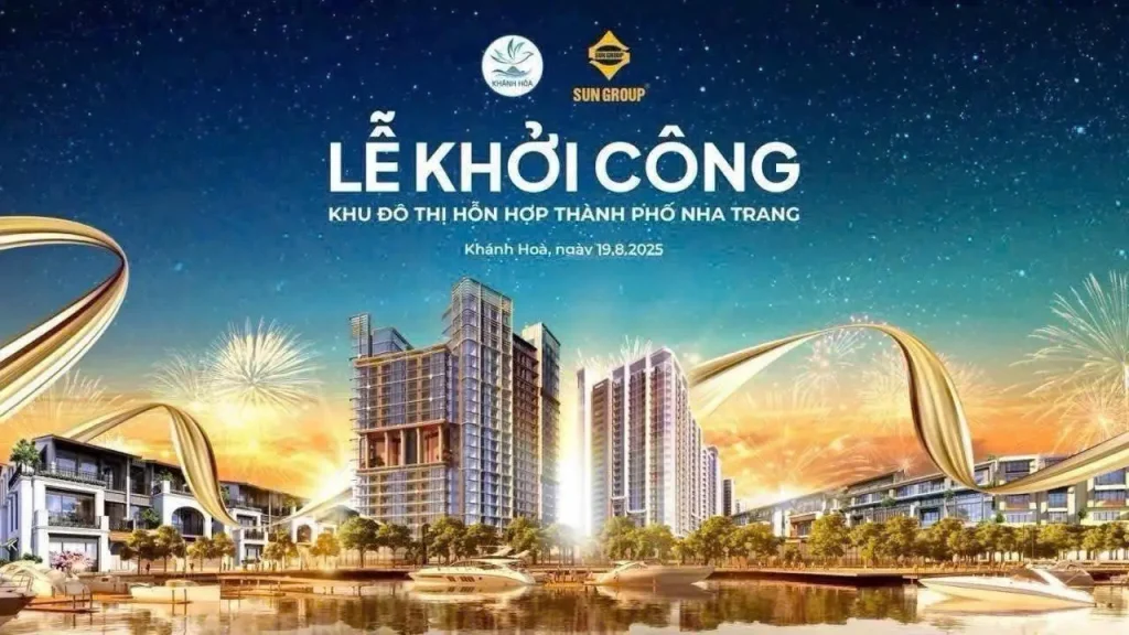 Lễ khởi công Sun Group Nha Trang ngày 19/8/2025