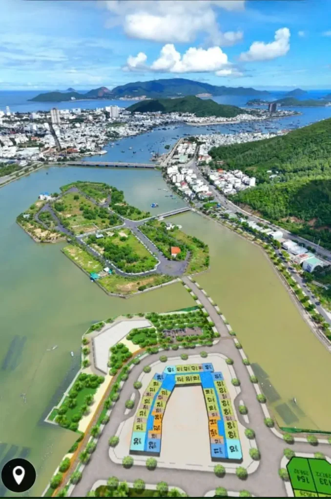 Vị trí Charmora City nằm giữa sông Quán Trường và sông Tắc