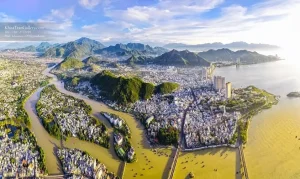 Toàn cảnh đô thị Nam Nha Trang nhìn từ trên cao