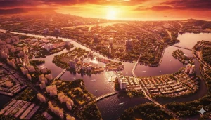 Toàn cảnh dự án Sun Group Nha Trang nhìn từ trên cao