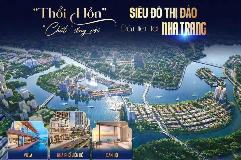 Toàn cảnh dự án Sun Group Nha Trang nhìn từ trên cao