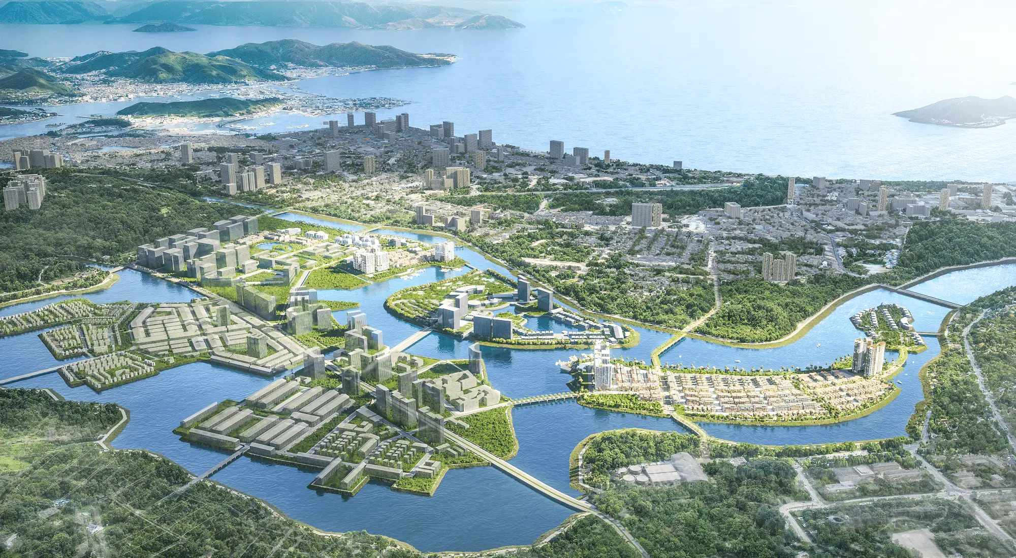 Cầu nối ba đảo thuộc Dự án Khu đô thị hỗn hợp TP Nha Trang