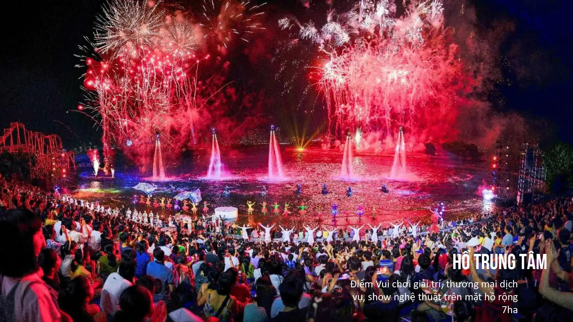 Hồ Trung Tâm Sun Group Nha Trang, điểm vui chơi giải trí thương mại dịch vụ