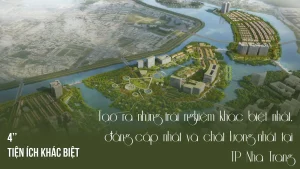 Tiện ích khác biệt, phối cảnh trên cao khu đô thị hỗn hợp Sun Group Nha Trang