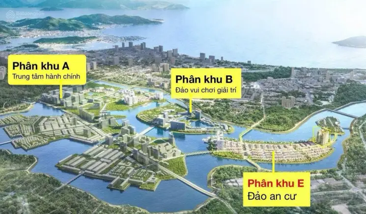 Toàn cảnh Dự án Khu đô thị hỗn hợp thành phố Nha Trang nhìn từ trên cao