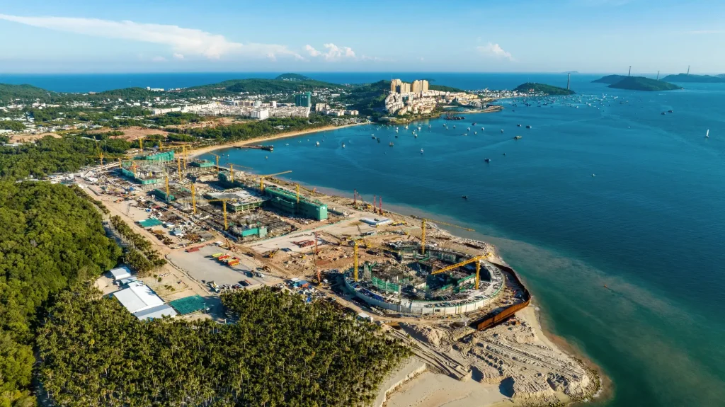Đại công trường APEC Phú Quốc nhìn từ trên cao