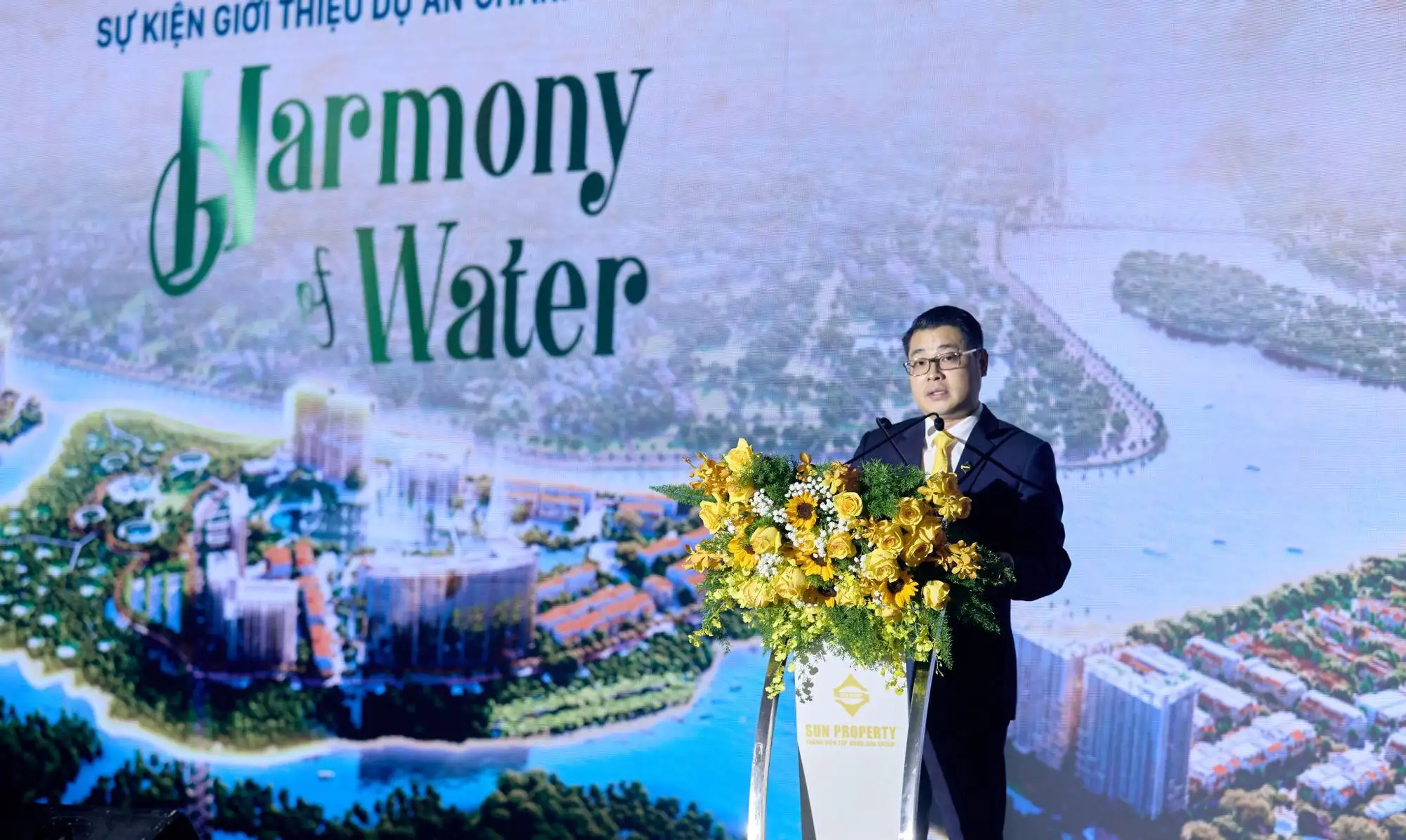 Đại diện chủ đầu tư Sun Group phát biểu tại sự kiện