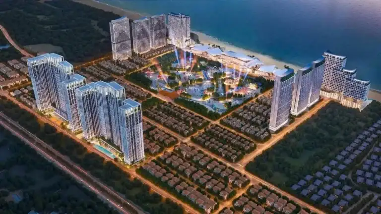 Dự án Charmora City Nha Trang nhìn từ trên cao