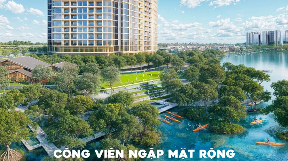 Phân khu công viên ngập nước sinh thái tại dự án Charmora City
