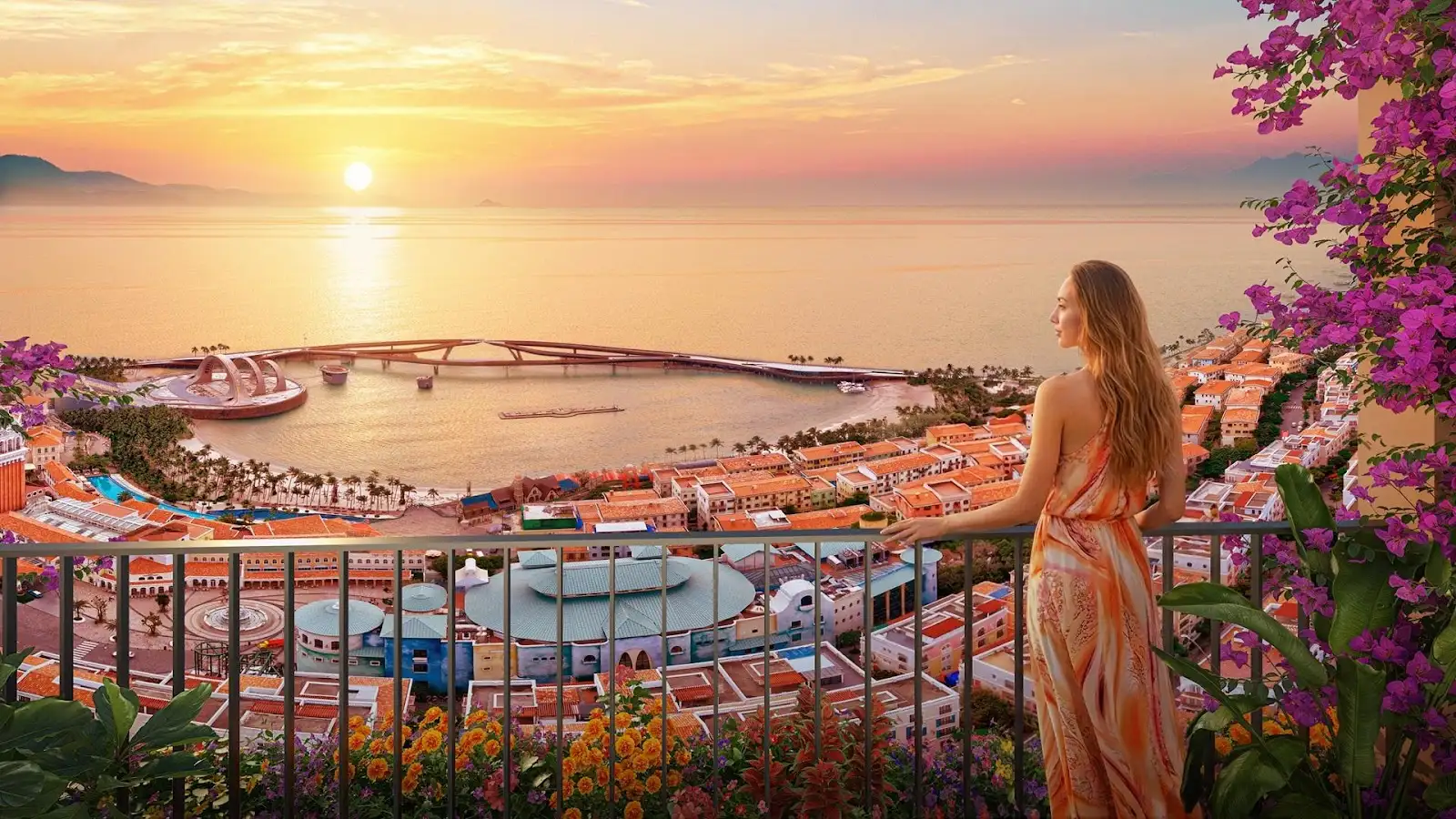 Hoàng hôn Phú Quốc nhìn từ phân khu The Sunset