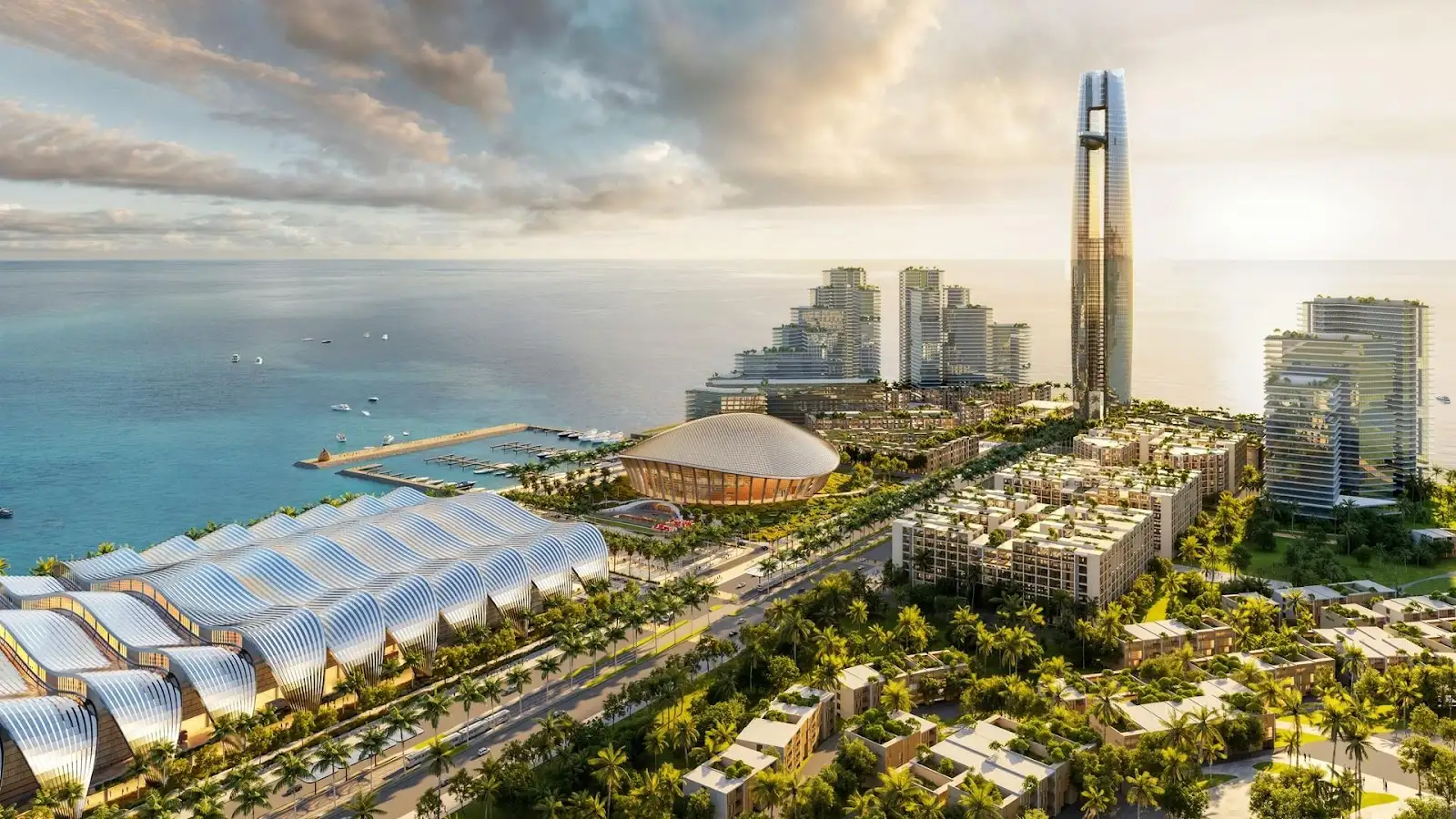 Không gian sống trên cao tại phân khu The Sunset Phú Quốc