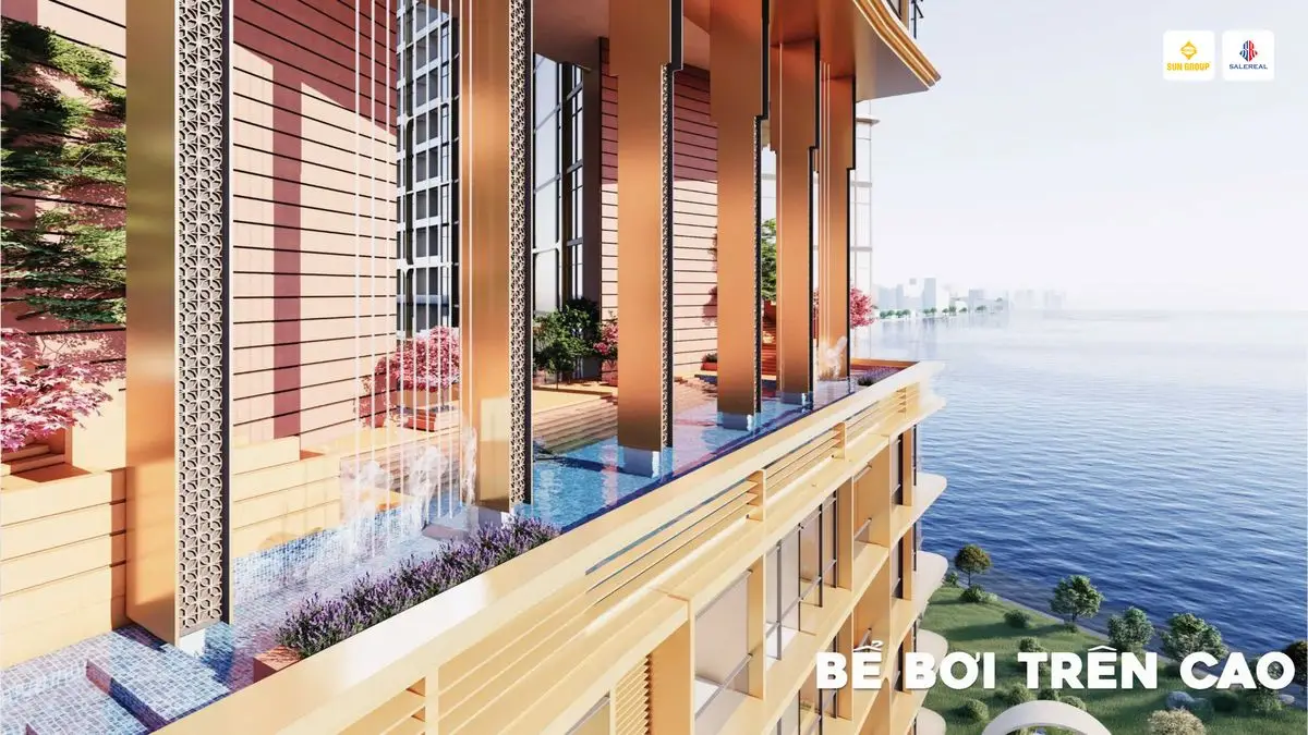 Không gian sống ven sông tại The Charm Charmora City Nam Nha Trang