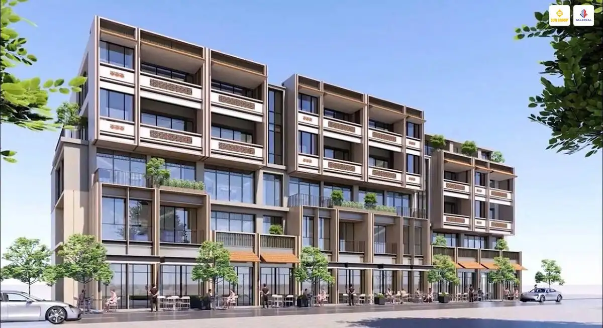 Tầm nhìn từ Villa Song Lập Charmora City ra công viên ven sông