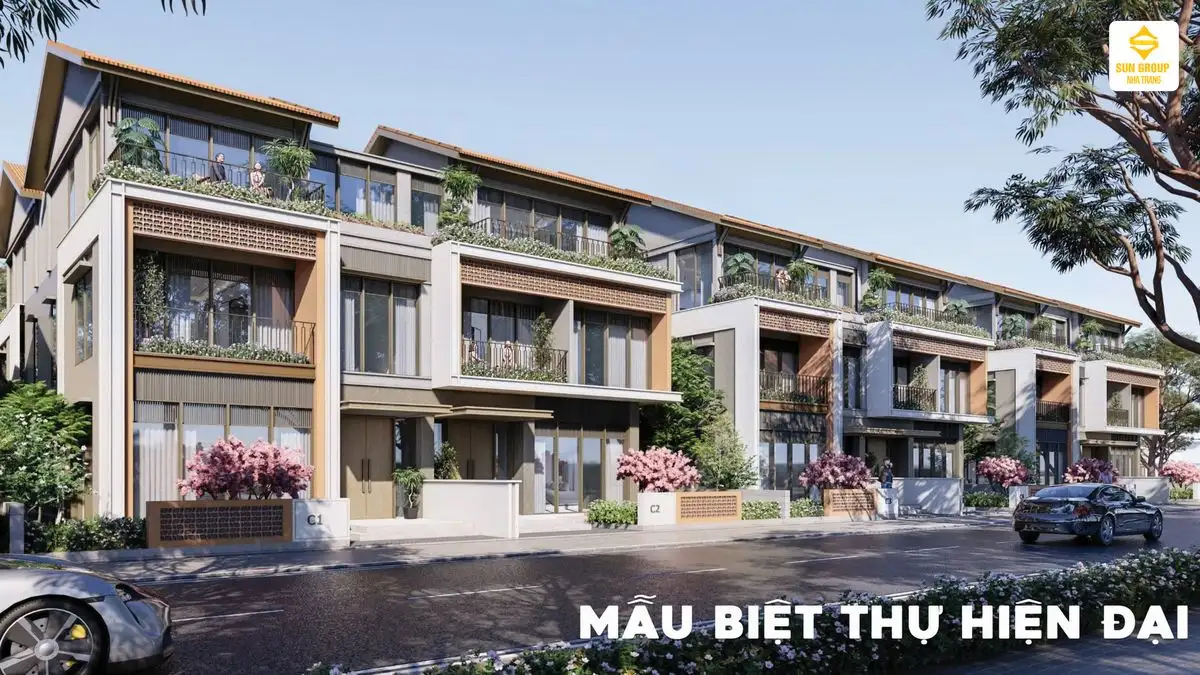 Mẫu biệt thự phong cách phố di sản tại Đảo Nam Charmora City